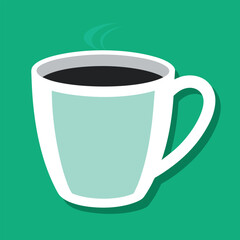       Coffee cup logo icon vector illustration.
