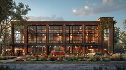 Adaptive Reuse Architecture: an adaptive reuse project where old industrial buildings are transformed into modern spaces, combining history and innovation.