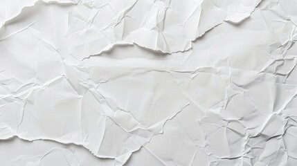 Fototapeta premium blank white paper, clean sheet, isolated on white background