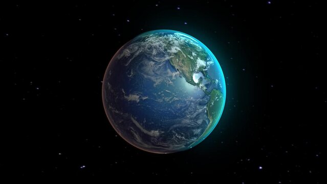 Realistic Earth Zoom to Countries from Space and Orbit Pakistan Version 4K 60 FPS