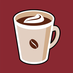       Coffee cup logo icon vector illustration.
