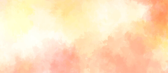 abstract red and yellow color background with bokeh .Delicate sepia background with paint stains watercolor texture .subtle watercolor pink yellow blue gradient illustration.	