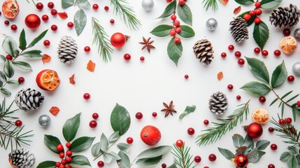 seasonal catalog, festive design, attractive visuals, isolated on white background