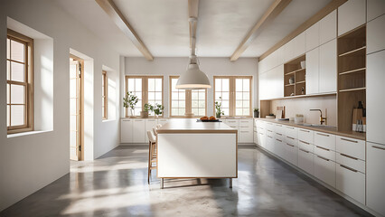 Stunning 3D Renderings of Elegant and Realistic Kitchen Interiors