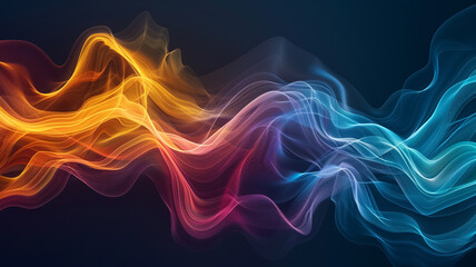 colorful wave abstract background