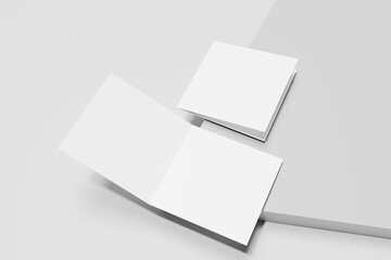 Bifold square brochure