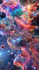 Obraz premium Portray intricate psychological concepts in a vibrant