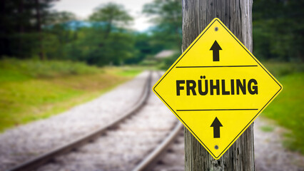 Signposts the direct way to Spring