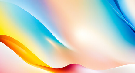 Fototapeta premium Abstract colorful wave background