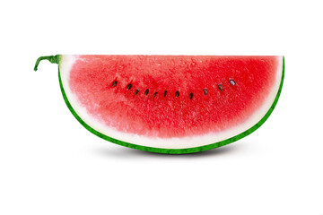 watermelon isolated. watermelon piece isolated on white background with clipping path. High quality photo