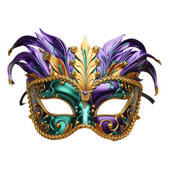 Elegant carnival mask isolated on transparent background png