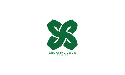Obraz premium SS SX XS Abstract initial monogram letter alphabet logo design