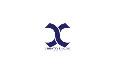 XC CX Abstract initial monogram letter alphabet logo design