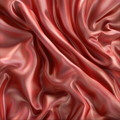 Obraz premium Satin texture. red. Generative AI.