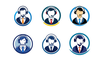 Fototapeta premium telemarketing logo
