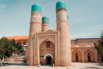 Chor minor in Bukhara, Uzbekistan