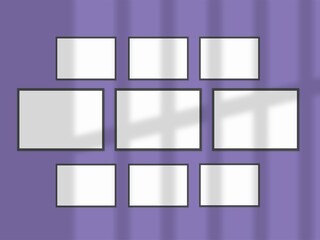 Frames mockup, Blank , wall concept of proposal and design phase of a product background