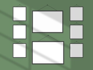 Frames mockup, Blank , wall concept of proposal and design phase of a product background