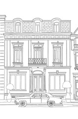 Coloring the house scenery,색칠하기,컬러링,컬러링북