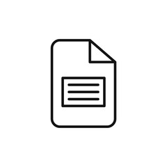 Digital File Management Icon for Document Organization and Archiving