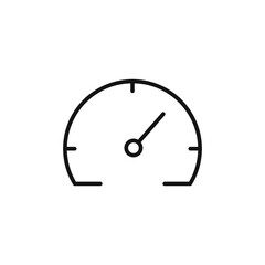 Speedometer Tachometer Icon for Vehicle Diagnostics and Performance