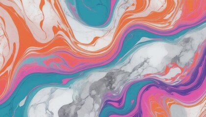 Fototapeta premium Crisp colorful abstract marble texture, organic marble-influenced surface texture