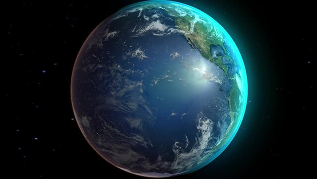 Realistic Earth Zoom to Countries from Space and Orbit Madagascar Version 4K 60 FPS