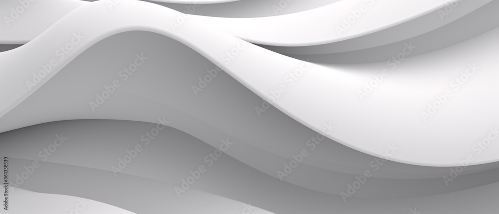 Poster white paper stripes abstract geometric motion design, dynamic and visually striking artwork