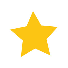yellow star icon. golden star icon. Modern simple golden star.eps10