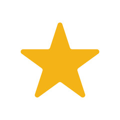 yellow star icon. golden star icon. Modern simple golden star.eps10