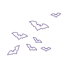 Flying bats line element
