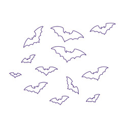 Flying bats line element