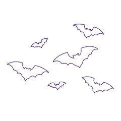 Flying bats line element