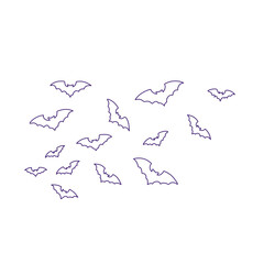 Flying bats line element