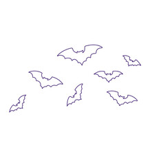 Flying bats line element