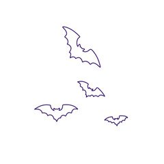 Flying bats line element