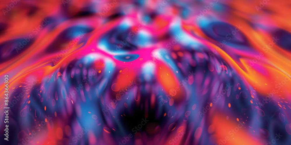 Poster abstract illustration of singularity concept. origin of life. space and science. background image. c