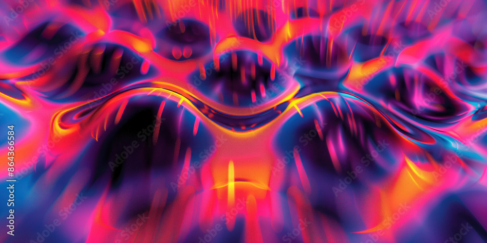Poster abstract illustration of singularity concept. origin of life. space and science. background image. c