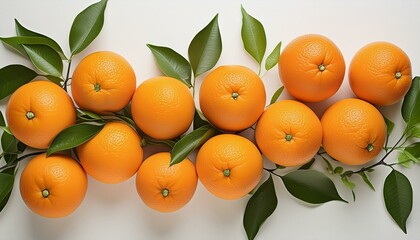Oranges with orange slices