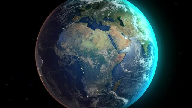 Realistic Earth Zoom to Countries from Space and Orbit Nicaragua Version 4K 60 FPS