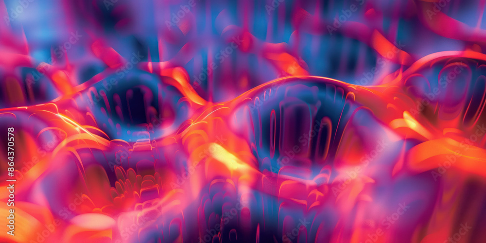 Poster abstract illustration of singularity concept. origin of life. space and science. background image. c
