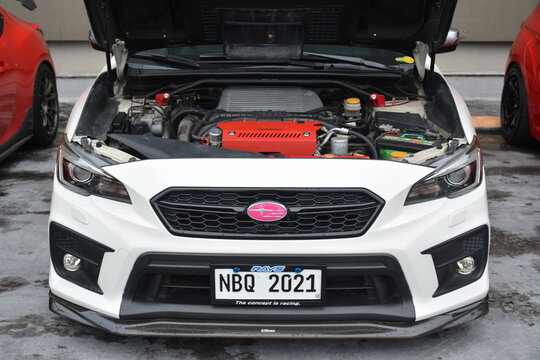 Subaru wrx at Juice mid year meet in Paranaque, Philippines