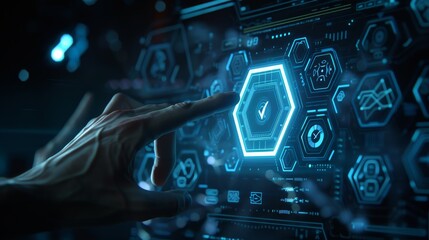 Digital Innovation Seamless Interaction with Futuristic Interface