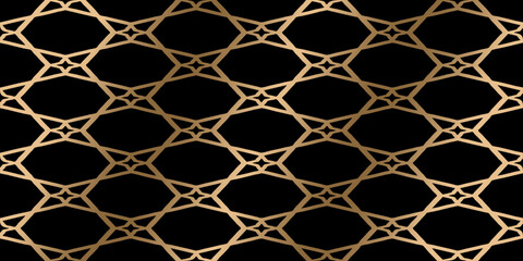 Golden oriental background. Design template for invitation, web, banner, birthday, wedding, business card. .