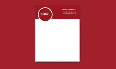 Company Business Pad Design Illustration