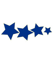 Blue shiny stars, Bright stars collection, unique stars set, Dynamic stars vector,stars in a row,Top trending stars vector,Stars on sky,Four stars in line,