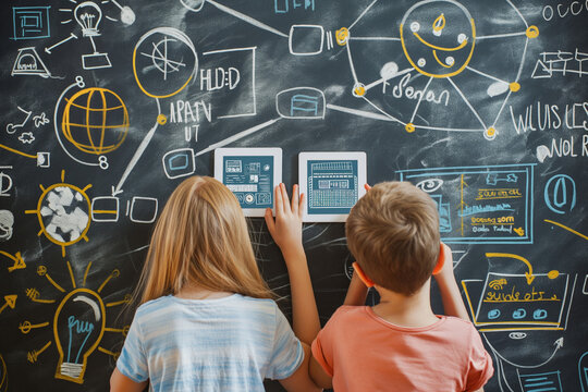 ack to school school kids, AI tehnology, tablets, formuls