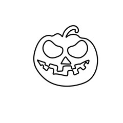 Pumpkin line icon