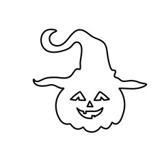 Pumpkin line icon