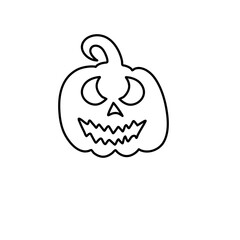 Pumpkin line icon